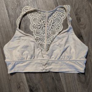 Aerie Racerback Cotton/Lace Bralette